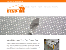 Tablet Screenshot of bendit.ca